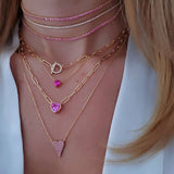 Link Heart Necklace – 925 Sterling Silver | LINKS Collection