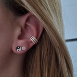 Yingyang CZ Stud – 925 Sterling Silver | STUDS Collection