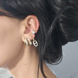 Xyla Hoop – 925 Sterling Silver | HOOPS AND HUGGIES Collection