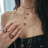 Small By The Yard Long Necklace – 925 Sterling Silver | SHAPES Collection