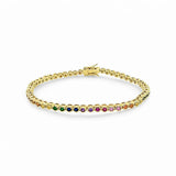 Bracelet Tennis Bissel – 18K Gold or Rhodium Plated | Tennis Bracelet Collection
