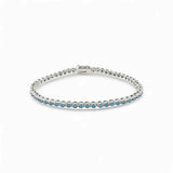 Bracelet Tennis Bissel – 18K Gold or Rhodium Plated | Tennis Bracelet Collection