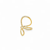 Long Wave Ring – 18k Gold Plated | Shapes Collection