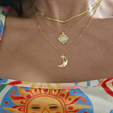 Thin Snake Necklace – 925 Sterling Silver | SHAPES Collection