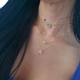 Goodday Necklace – 925 Sterling Silver | SHAPES Collection