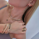 Chocker Elegance Dressy – 18k Gold Plated | Tennis Collection