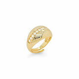 Macarron Ring – 18k Gold Plated | Bands Collection