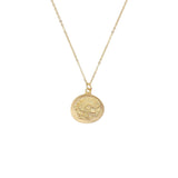 Afrodita Coin Necklace – 925 Sterling Silver | Chain with Pendant Collection