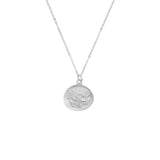 Afrodita Coin Necklace – 925 Sterling Silver | Chain with Pendant Collection