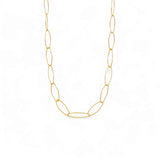 Oval Link Necklace – 925 Sterling Silver | Pendant and Chain Collection