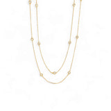 Small By The Yard Long Necklace – 925 Sterling Silver | SHAPES Collection