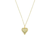 Plain Heart Necklace – 18k Gold Plated | Shapes Collection