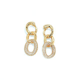 Links Long EA – 18K Gold Plated | Long Earrings Collection