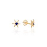 Dotpoint Star Stud – 925 Sterling Silver | STUDS Collection