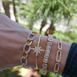 Bracelet Baguette Shine – 18K Gold Plated | Tennis Bracelet Collection