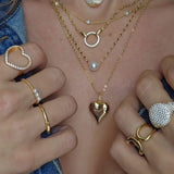 Plain Heart Necklace – 18k Gold Plated | Shapes Collection