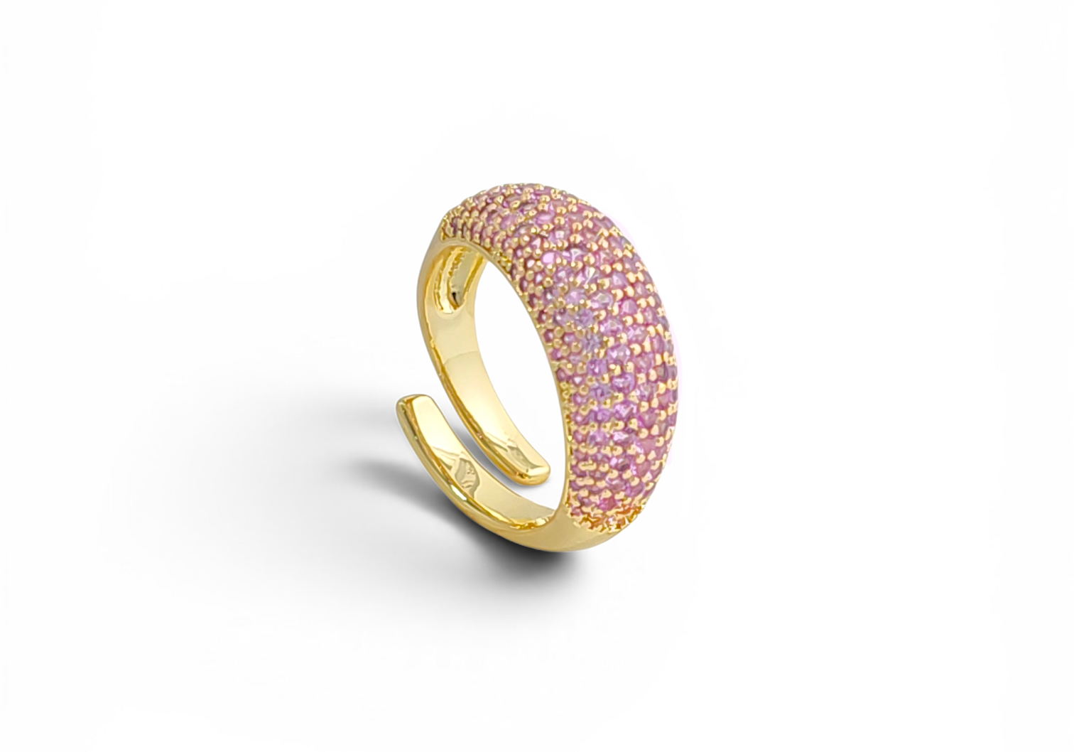 Brass shapes rings collection in 18k gold plated brass — Silver Italy fine jewelry