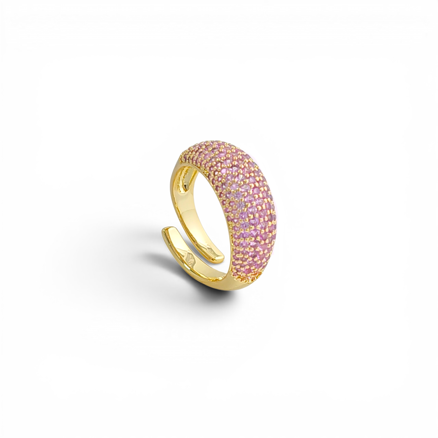 Brass shapes rings collection in 18k gold plated brass — Silver Italy fine jewelry