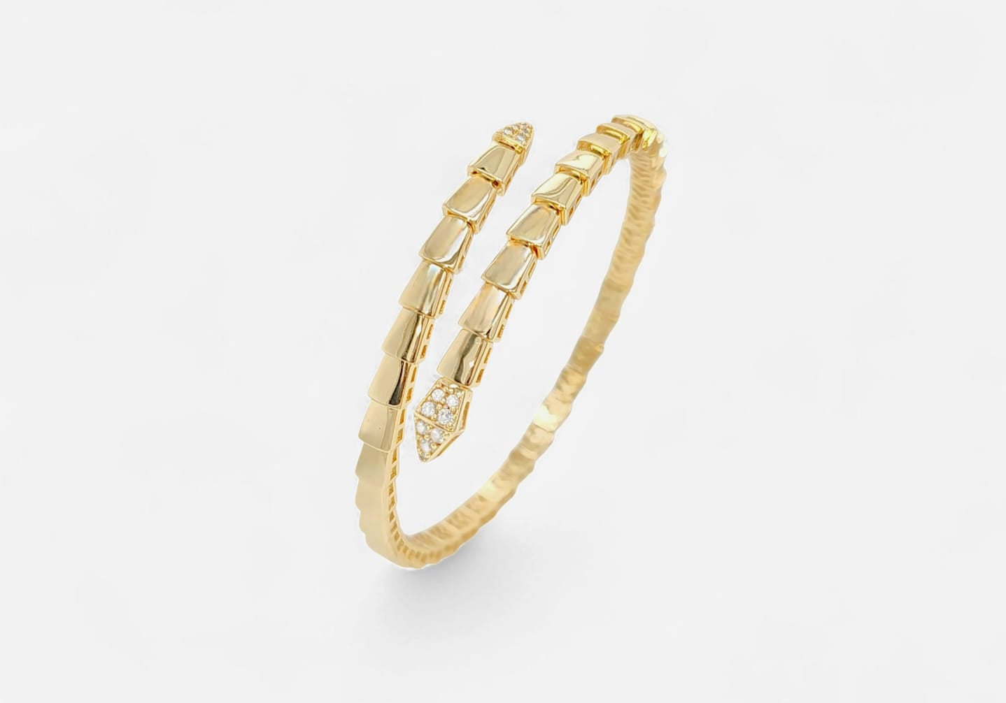 Brass bangles bracelets collection in 18k gold plated brass — Silver Italy fine jewelry
