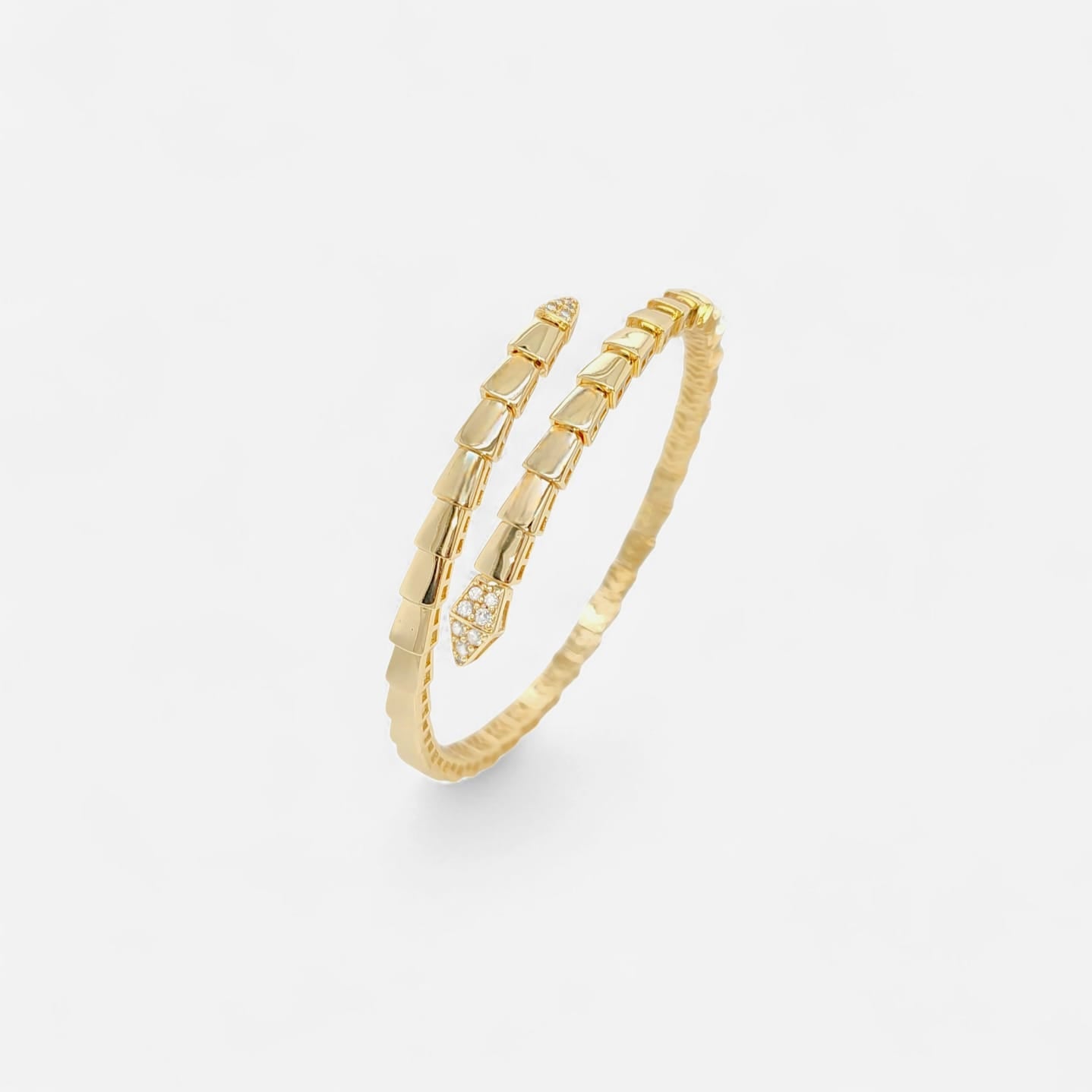 Brass bangles bracelets collection in 18k gold plated brass — Silver Italy fine jewelry