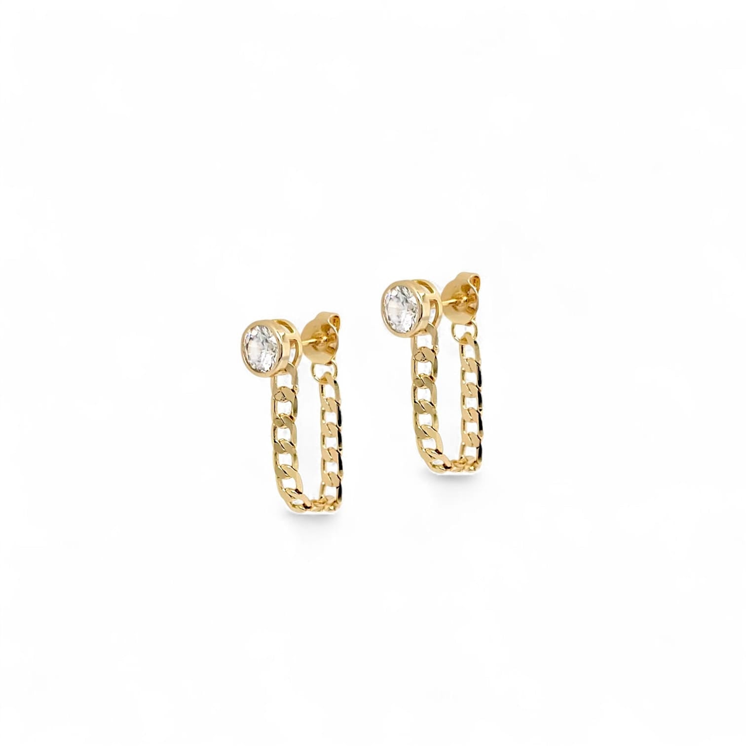 Brass long earring collection in 18k gold plated brass — Silver Italy fine jewelry