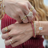 Pavee Princess Ring – 18k Gold Plated | Shapes Collection