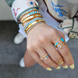 Bracelet Bold Square – 18K Gold Plated | Tennis Bracelet Collection