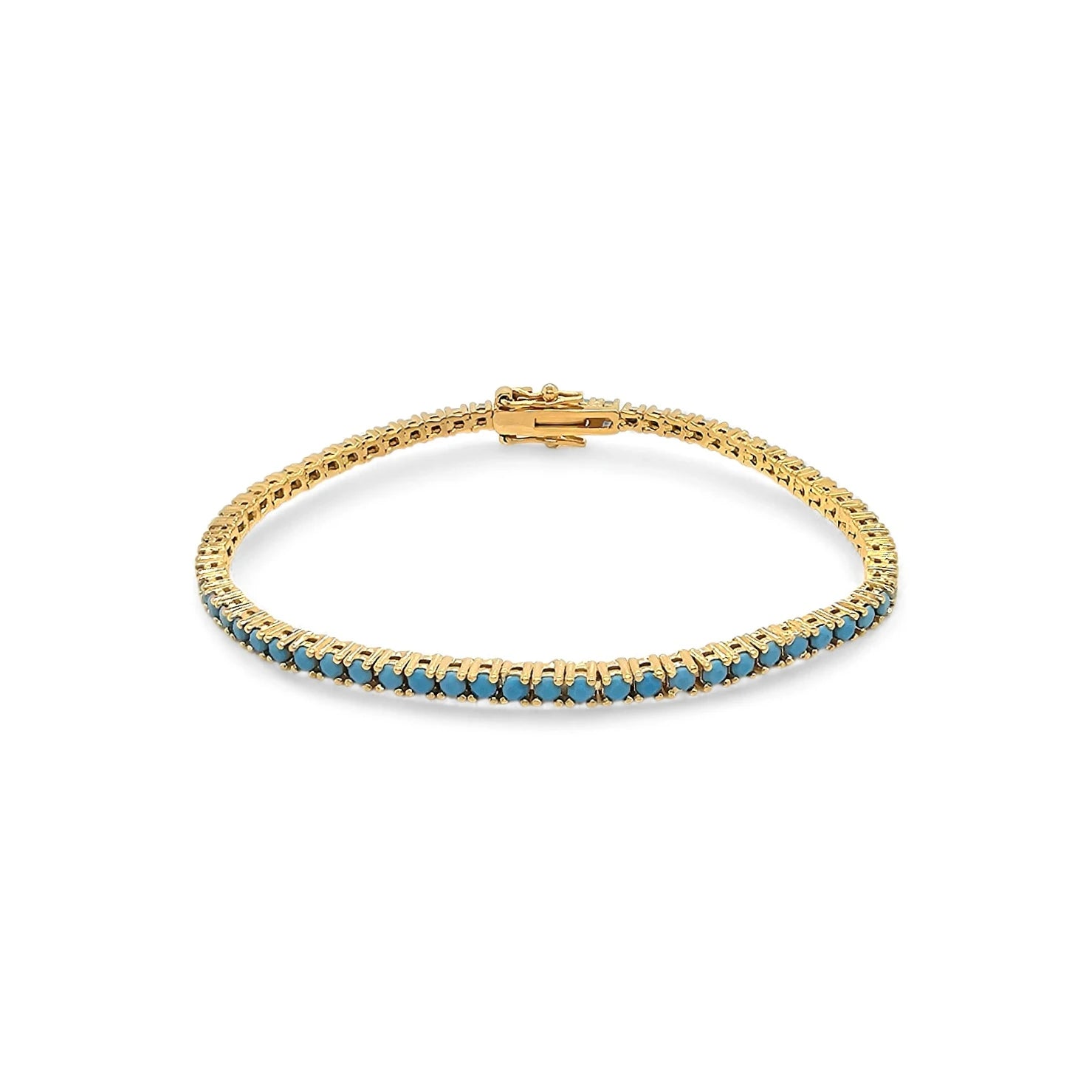 Bracelet Mini Square Tennis – 18K Gold Plated | Tennis Bracelet Collection