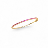 Bangle Viena | 18k gold plated | Italian brass | cubic zirconia