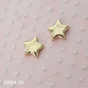 Plain chunky star stud