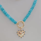 Pukka Necklace | 18k gold plated | Italian brass | Semi-precious stones