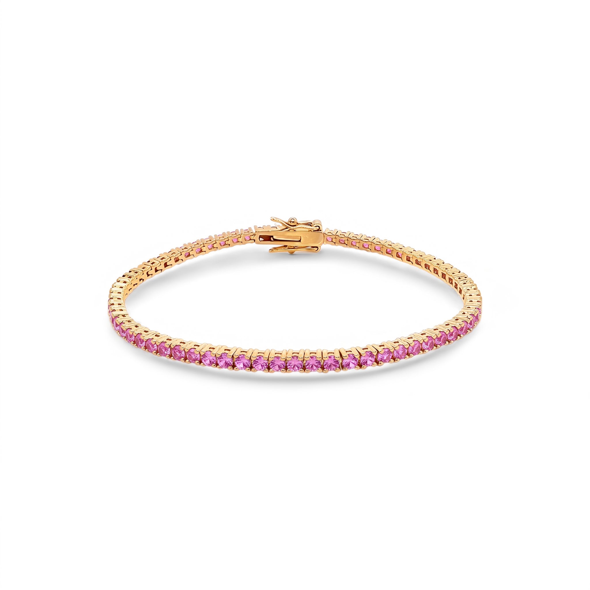Bracelet Mini Square Tennis – 18K Gold Plated | Tennis Bracelet Collection