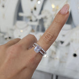 Engaged Square Ring – 925 Sterling Silver | BANDS Collection