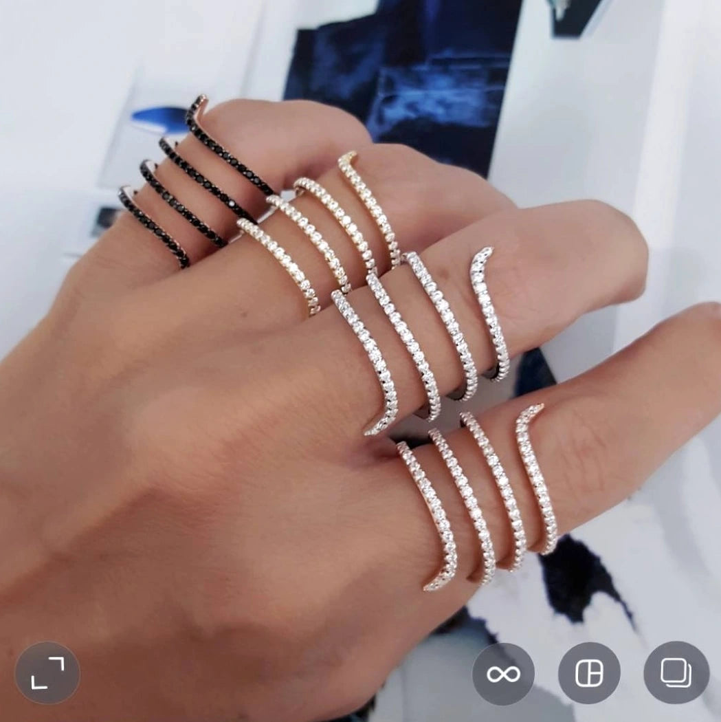 Snake ring in 925 sterling silver — Silver Italy, view 4