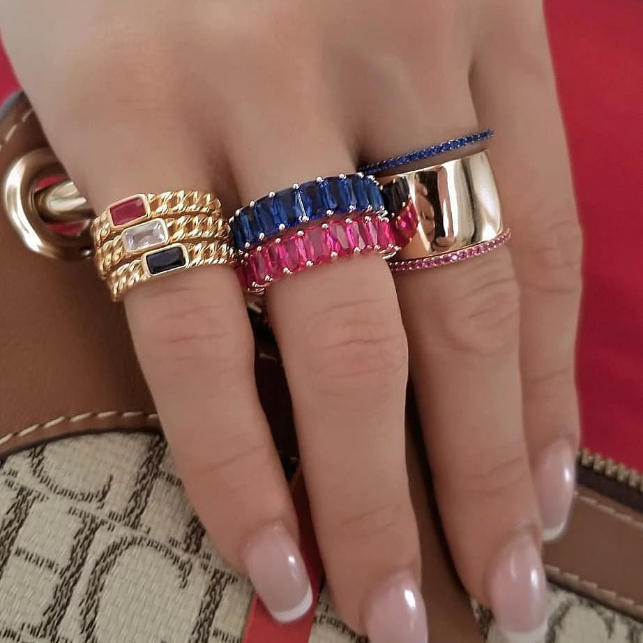 Chained On Me ring in 925 sterling silver — Silver Italy, view 6