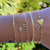 Bracelet Chained Heart – 925 Sterling Silver | Bracelets Collection
