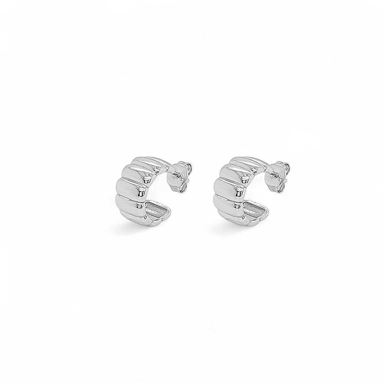 Shine Hoop – 925 Sterling Silver | HOOPS AND HUGGIES Collection