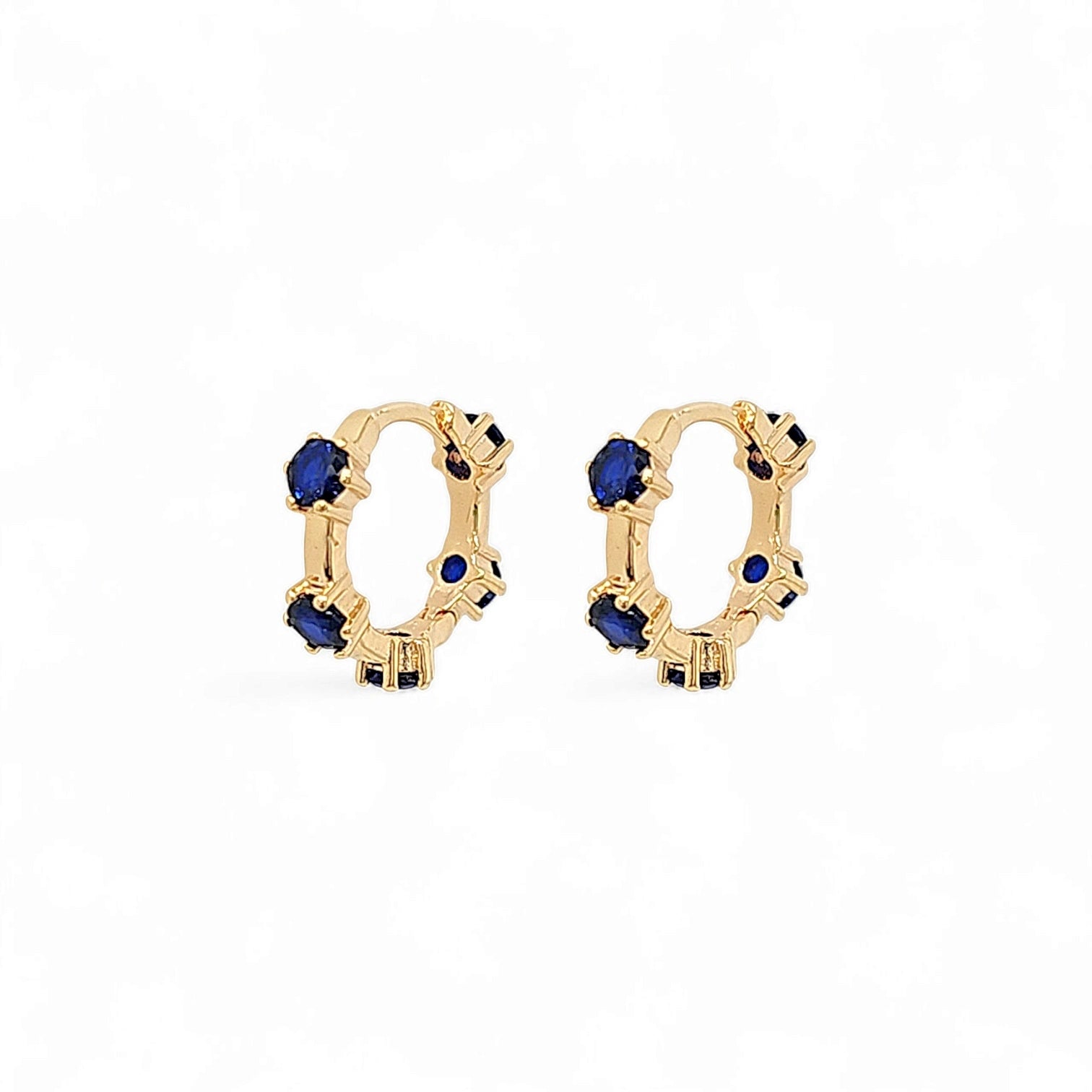 Color CZ Hoop – 925 Sterling Silver | HOOPS AND HUGGIES Collection