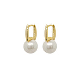 Pearl Hoop – 925 Sterling Silver | HOOPS AND HUGGIES Collection