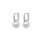 Pearl Hoop – 925 Sterling Silver | HOOPS AND HUGGIES Collection