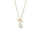 Link Pearl Necklace – 925 Sterling Silver | SHAPES Collection