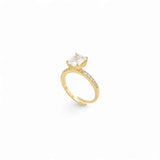 Engaged Square Ring – 925 Sterling Silver | BANDS Collection