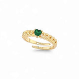 Plain Dotheart Ring – 925 Sterling Silver | BANDS Collection