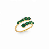 Cute Stones Ring – 925 Sterling Silver | OPEN FRONT Collection