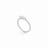 Triple Pearl Ring – 925 Sterling Silver | SHAPE Collection