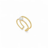 Mini Pearl Ring – 925 Sterling Silver | SHAPE Collection