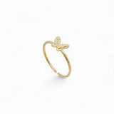 Butterfly Mini Ring – 925 Sterling Silver | SHAPE Collection