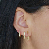 CZ Me Hoop – 925 Sterling Silver | HOOPS AND HUGGIES Collection