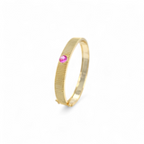 Bangle luxury | 18k gold plated | Italian brass