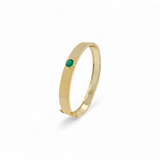 Bangle luxury | 18k gold plated | Italian brass